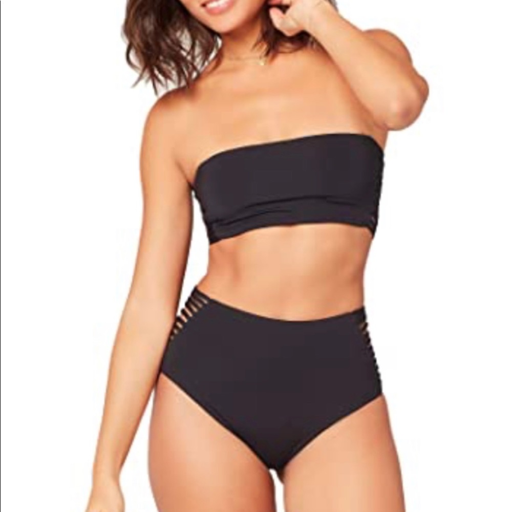 NWT L*Space black bikini!